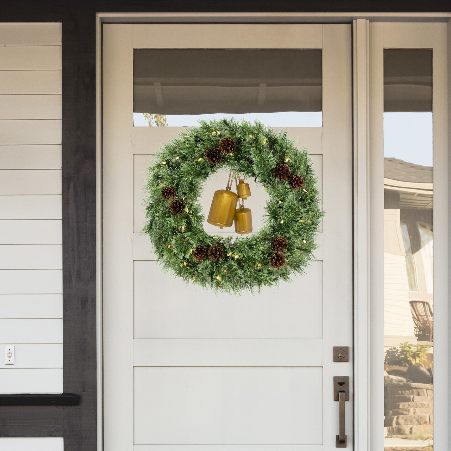 Haute Decor Hanging Jingle Bells, Assorted Sizes (Antique Gold)