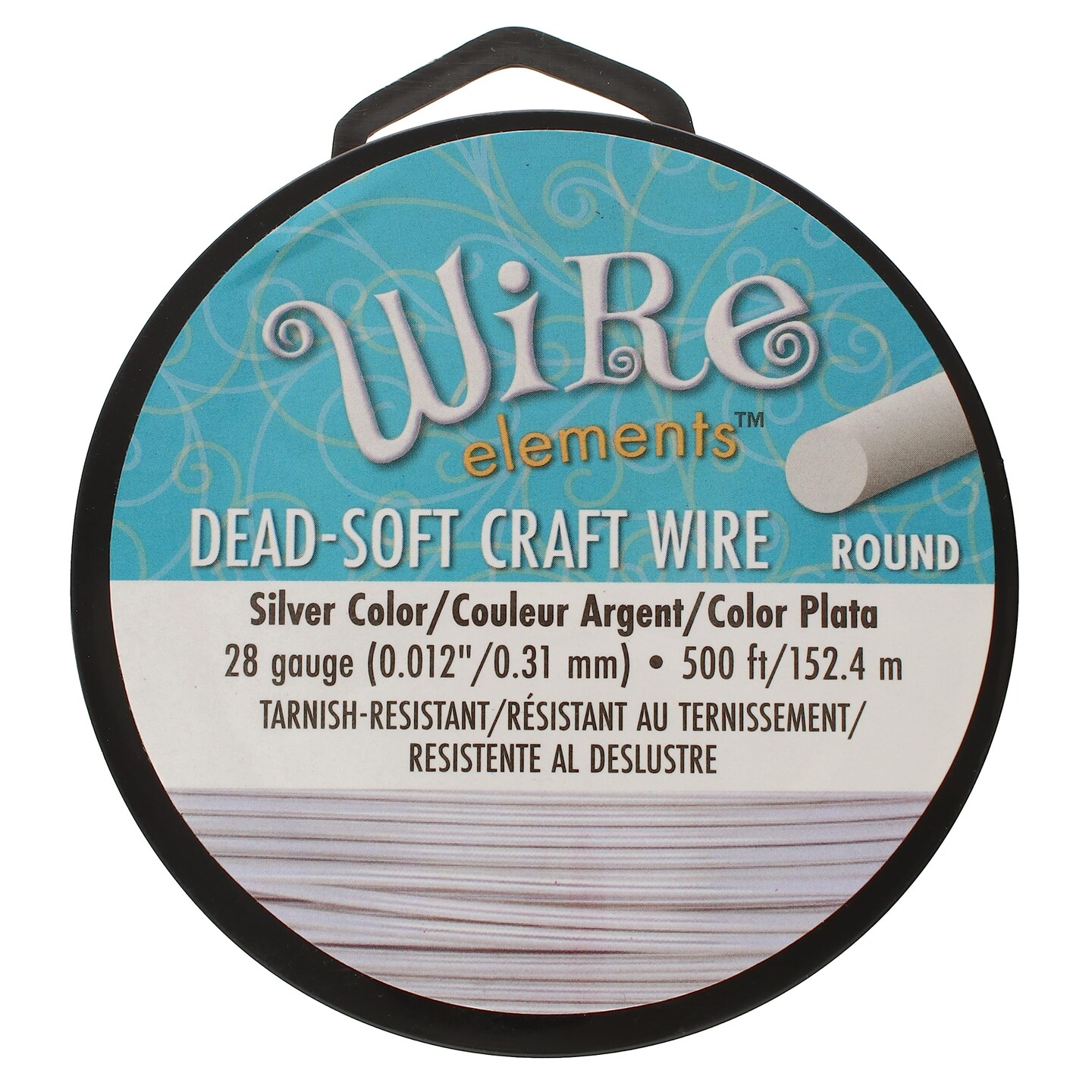 The Beadsmith Wire Elements Craft Wire – Tarnish Resistant, Soft Temper, Round