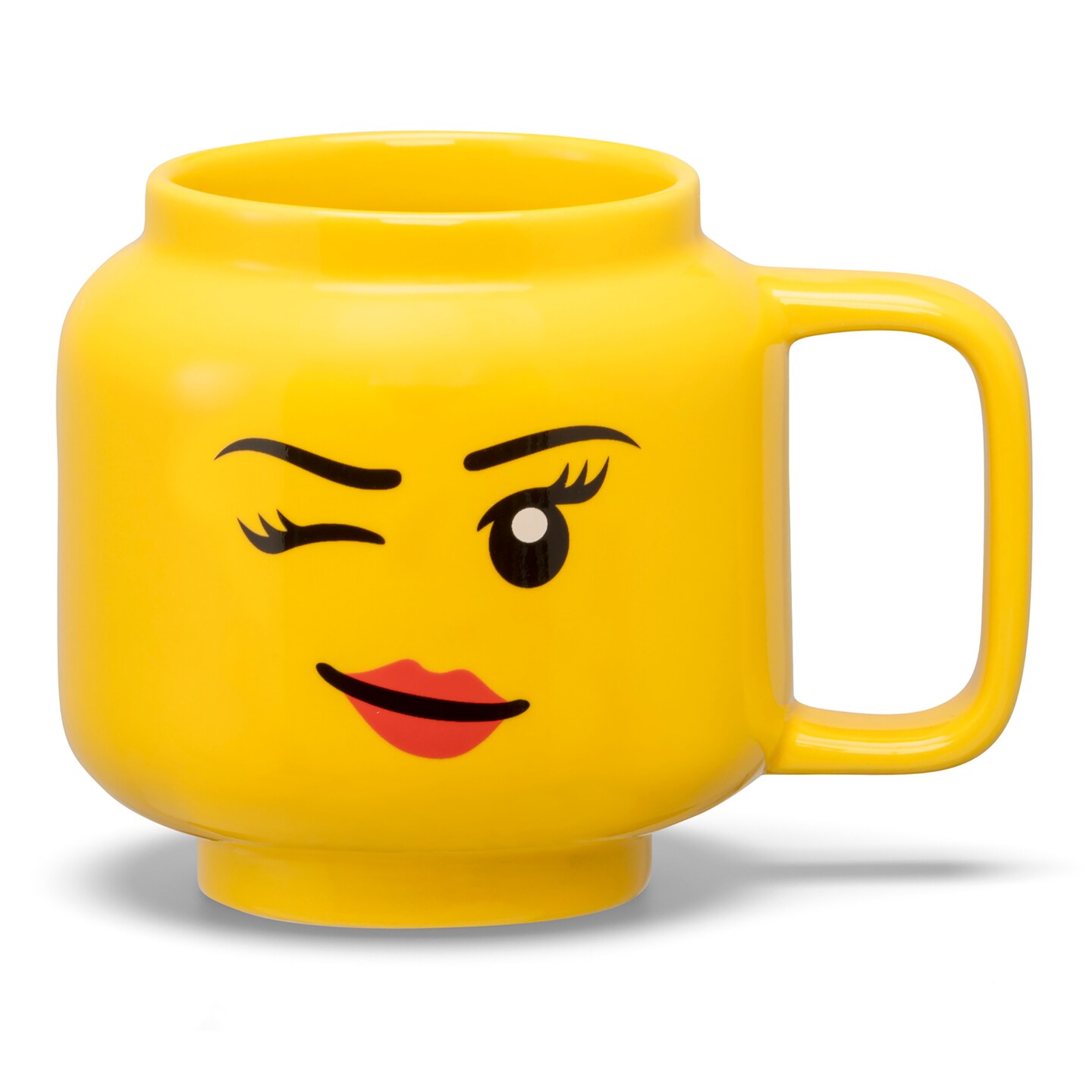 LEGO: Classic Yellow Minifigures Winking Girl Ceramic Mug, 8.6oz