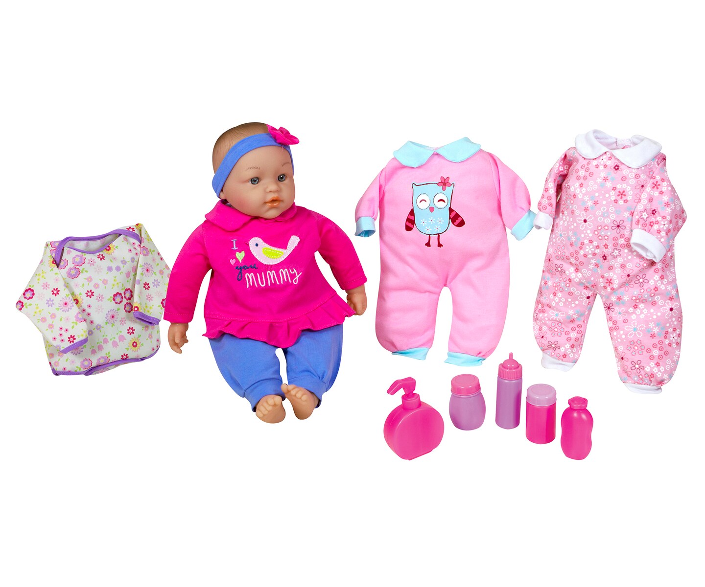 Lissi 15&#x22; Baby Doll Set w/ Extra Clothes &#x26; Accessories