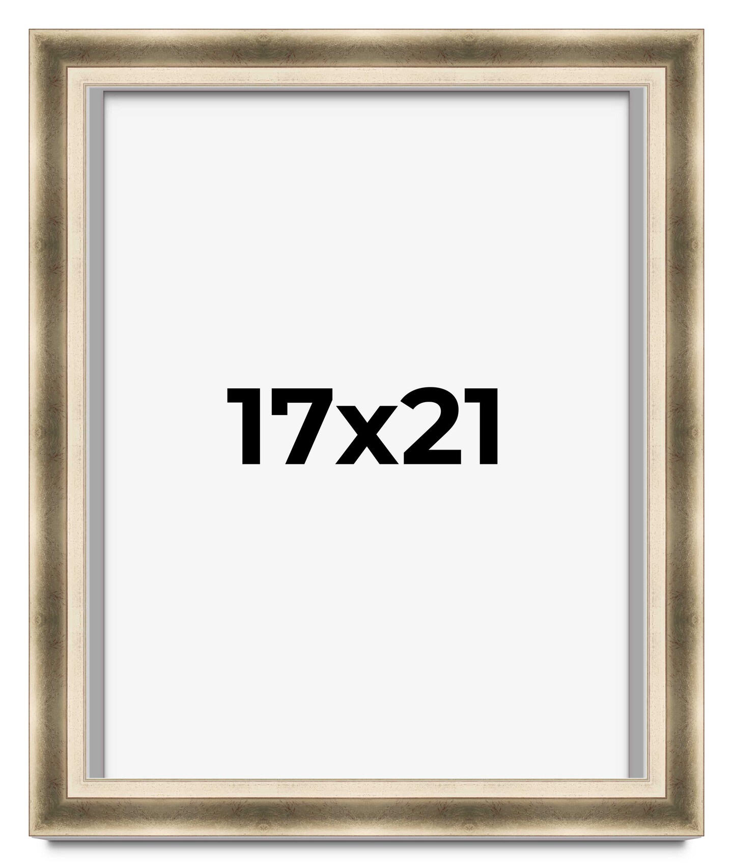 Shadow Box 1.75&#x22; Deep Silver Picture Frame - UV Acrylic, Foam Board Backing, Hanging Hardware