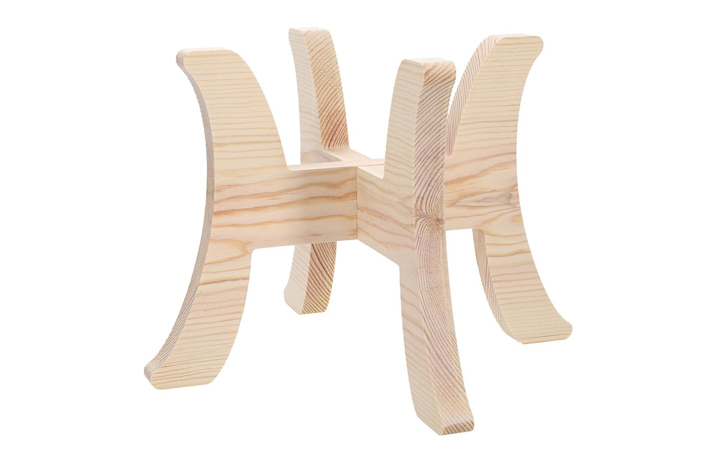 Good Wood Plant Stand For 4 or 6&#x22;Plant PotUnpaint