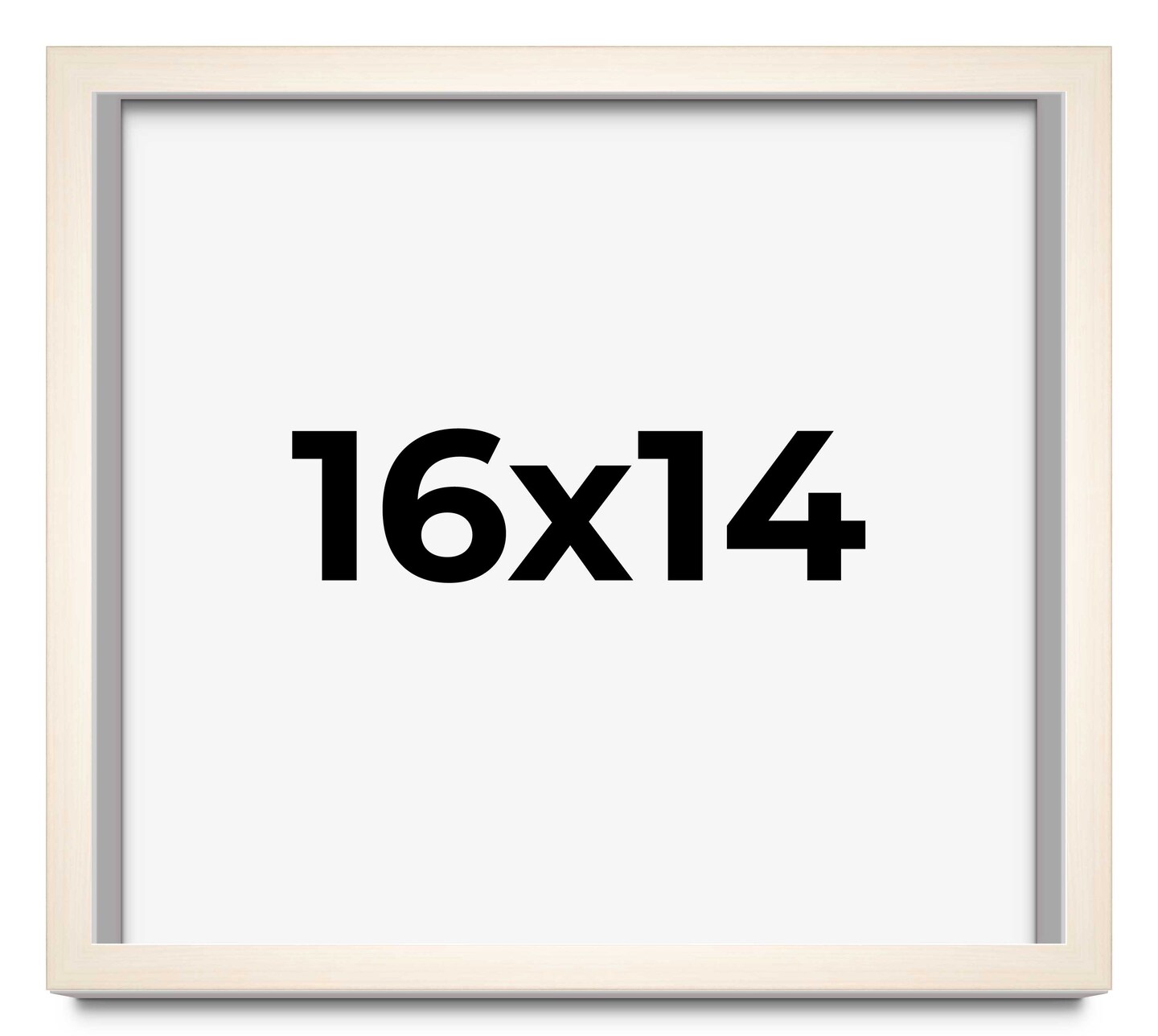 Minimalist White Picture Frame - UV Acrylic, Backing Board