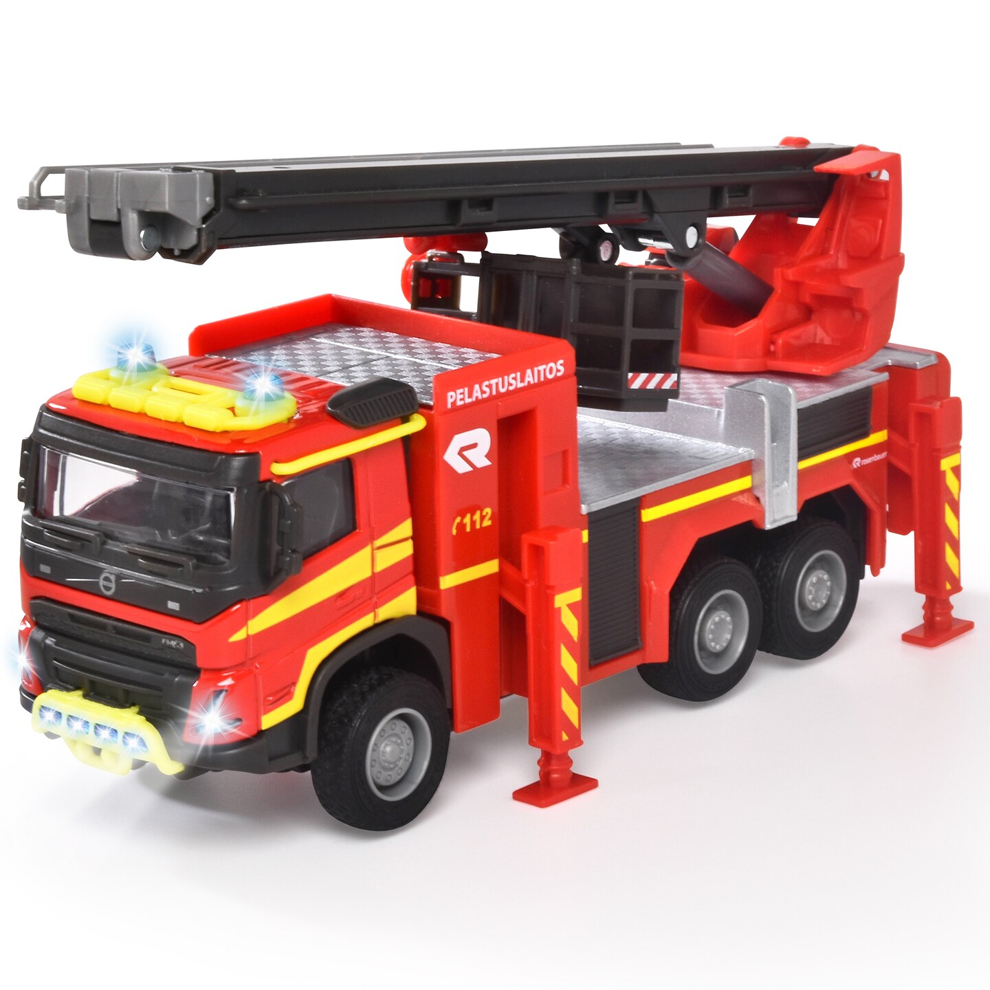 Majorette Volvo: Truck Fire Engine - Die-Cast Light &#x26; Sound Vehicle, Kids Ages 3+