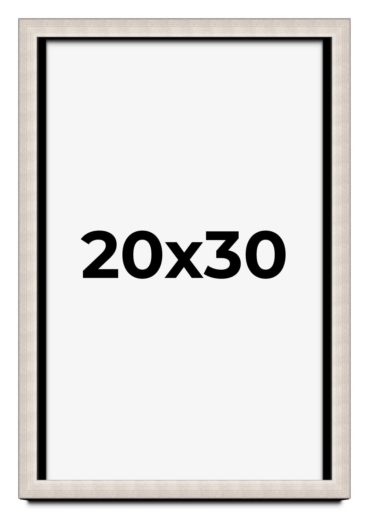 20x30 Minimalist Shadow Box Picture Frame with UV-Resistant Acrylic &#x26; Acid Free Backing, Available in 5 Finishes - Black, Brown, Gold, Silver, White