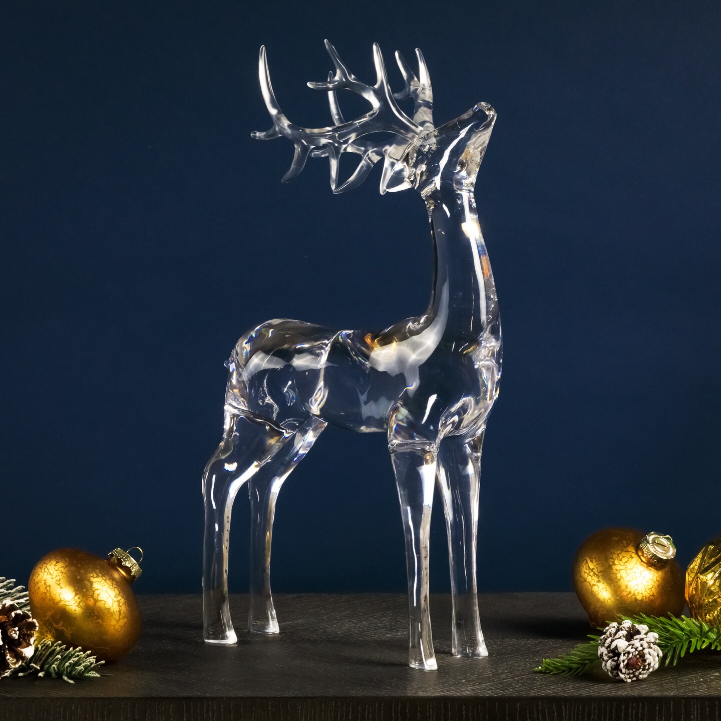 Northlight Standing Acrylic Deer Christmas Decoration - 15&#x22;