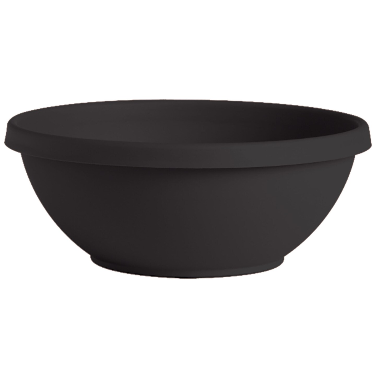 Bloem Terra Plant Bowl Planter 14&#x22; - Black