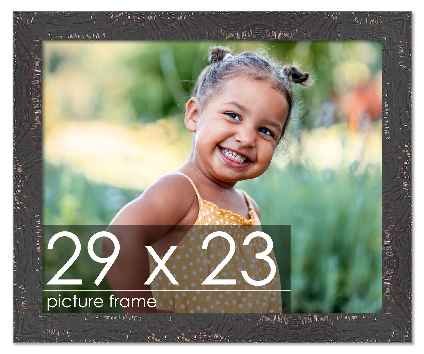 23x29 Shabby Chic Picture Frame with UV-Resistant Acrylic & Acid