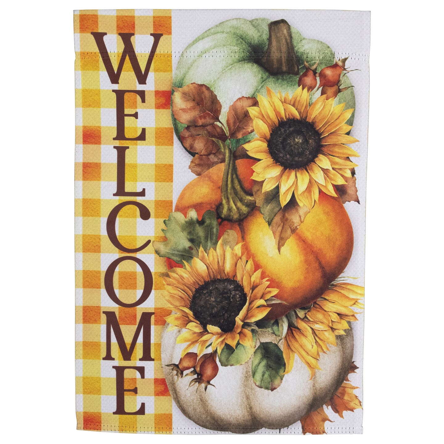 Northlight Pumpkins and Sunflowers Garden Flag - Thumbnail 3