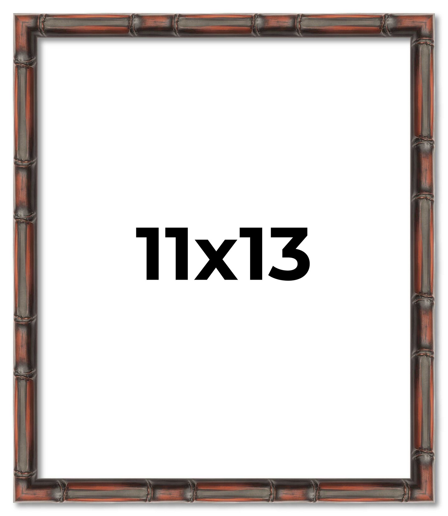 11x13 Bamboo Picture Frame with UV-Resistant Acrylic &#x26; Acid Free Backing, Available in  4 Finishes - Brown, Black, Gold, and Natural