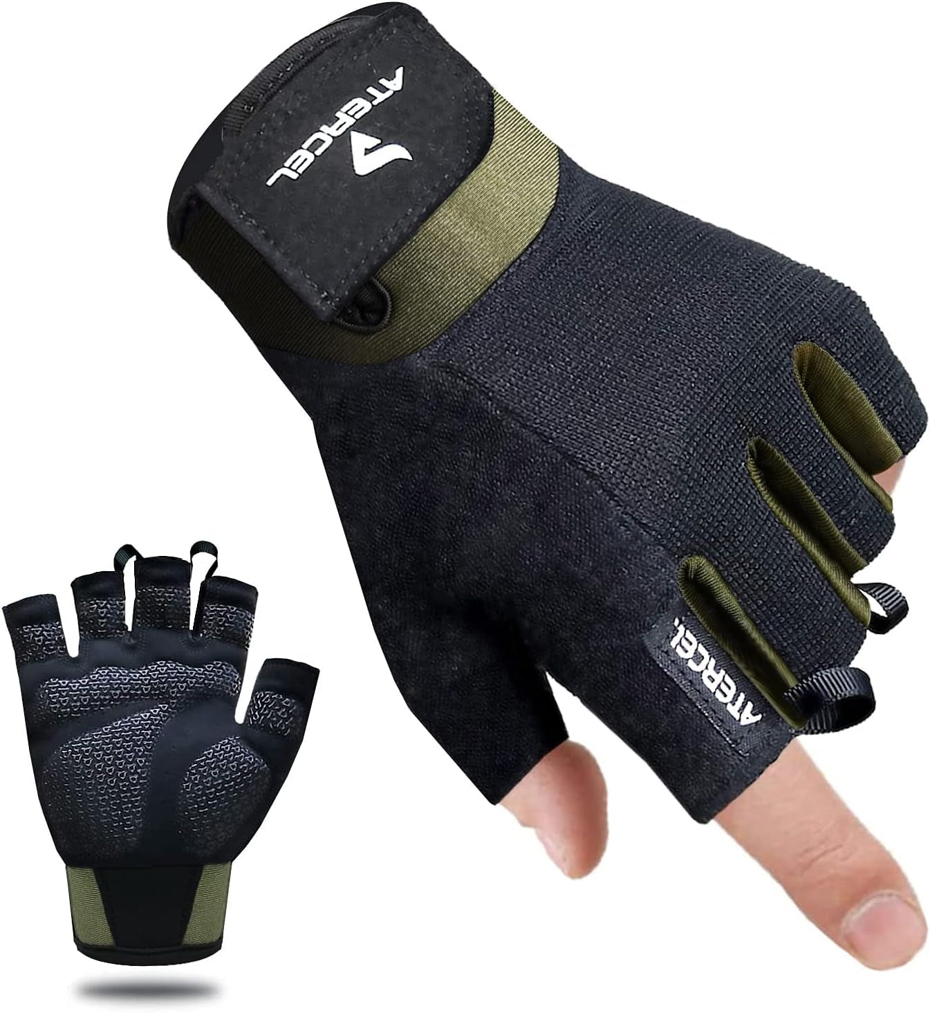 Gloves Workout Gloves For Men And Women Fingerless Weight Lifting Gloves Lightweight Breathable Gym Gloves Weightlifting Fitness Training Climbing Sports Glo