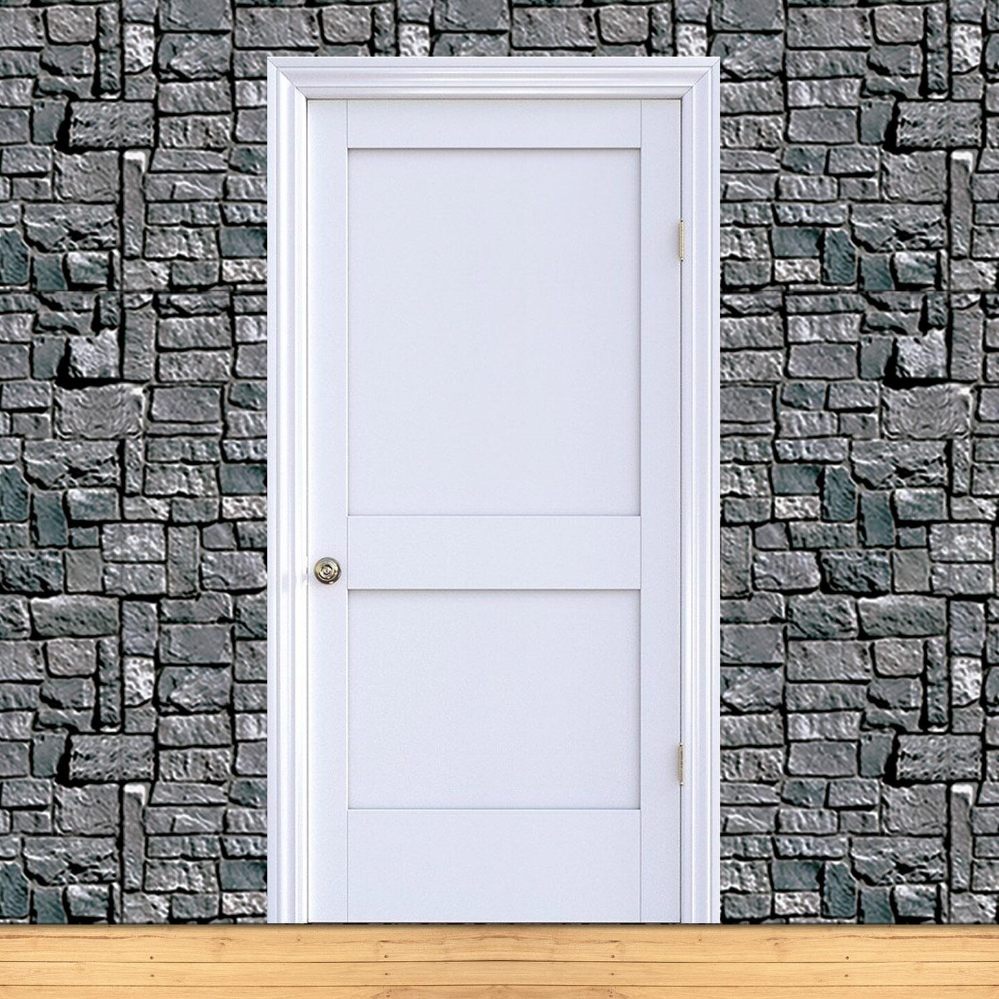 6 Pack Beistle Halloween Stone Wall Backdrop