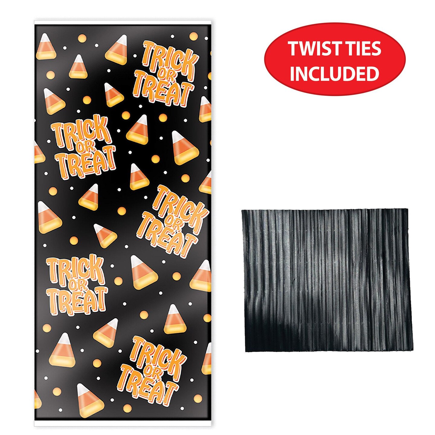 300 Pack Beistle Halloween Trick Or Treat Cello Bags