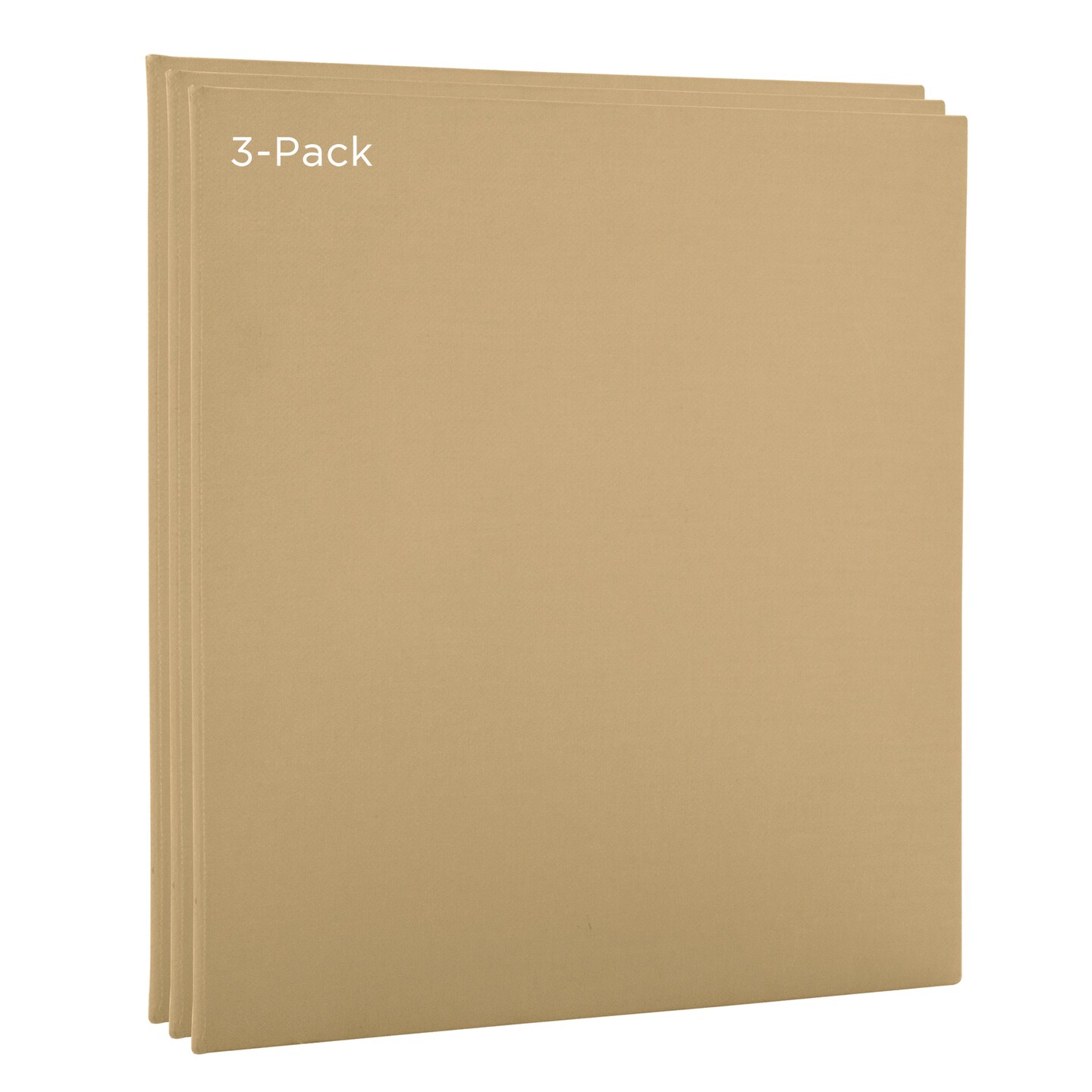 Michaels, Paramount Pro-Tones All-Media Toned Canvas Panels 3-Pack - Triple-Primed 100% Cotton Canvas, Non-Reflective Colors - Dune 9x12" – Category: Canvas Panels