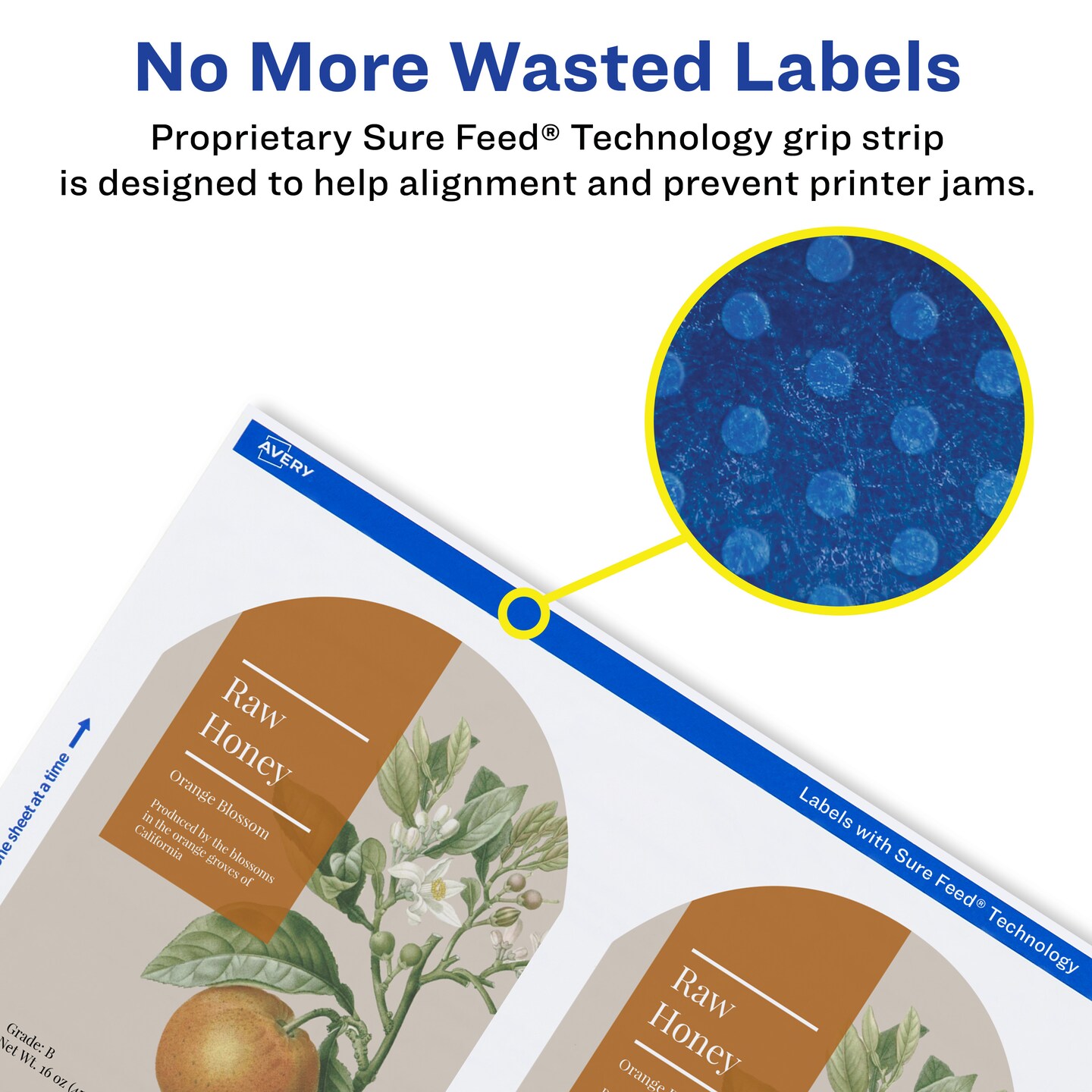 Avery Matte White Arched Labels, 3&#x22; x 2-1/4&#x22;