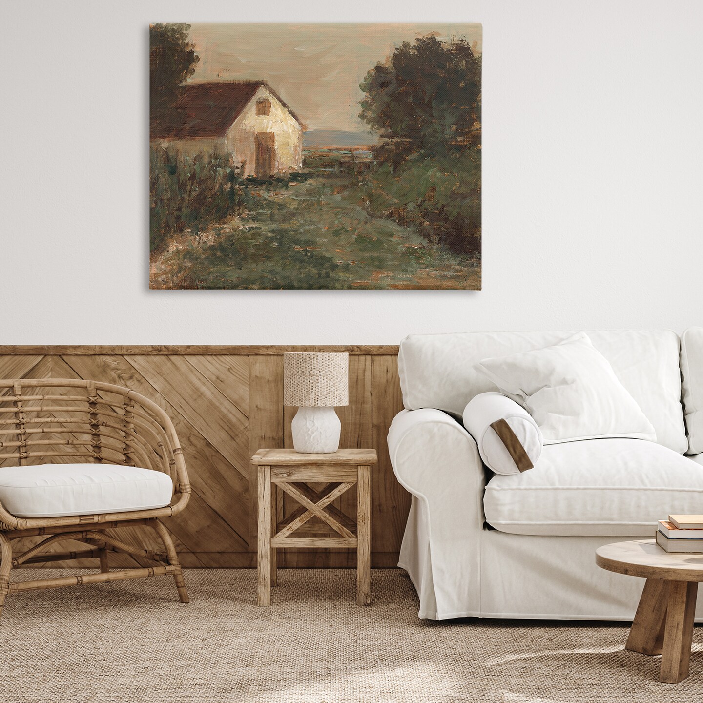 Stupell Industries Traditional Cottage by Sea Canvas Wall Art Design by Ethan Harper