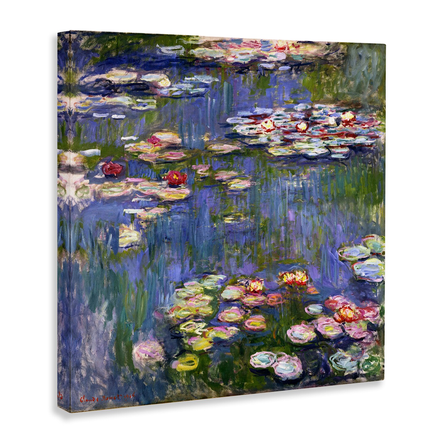 Stupell Industries Classical Monet Water Lilies Canvas Wall Art Design by one1000paintings