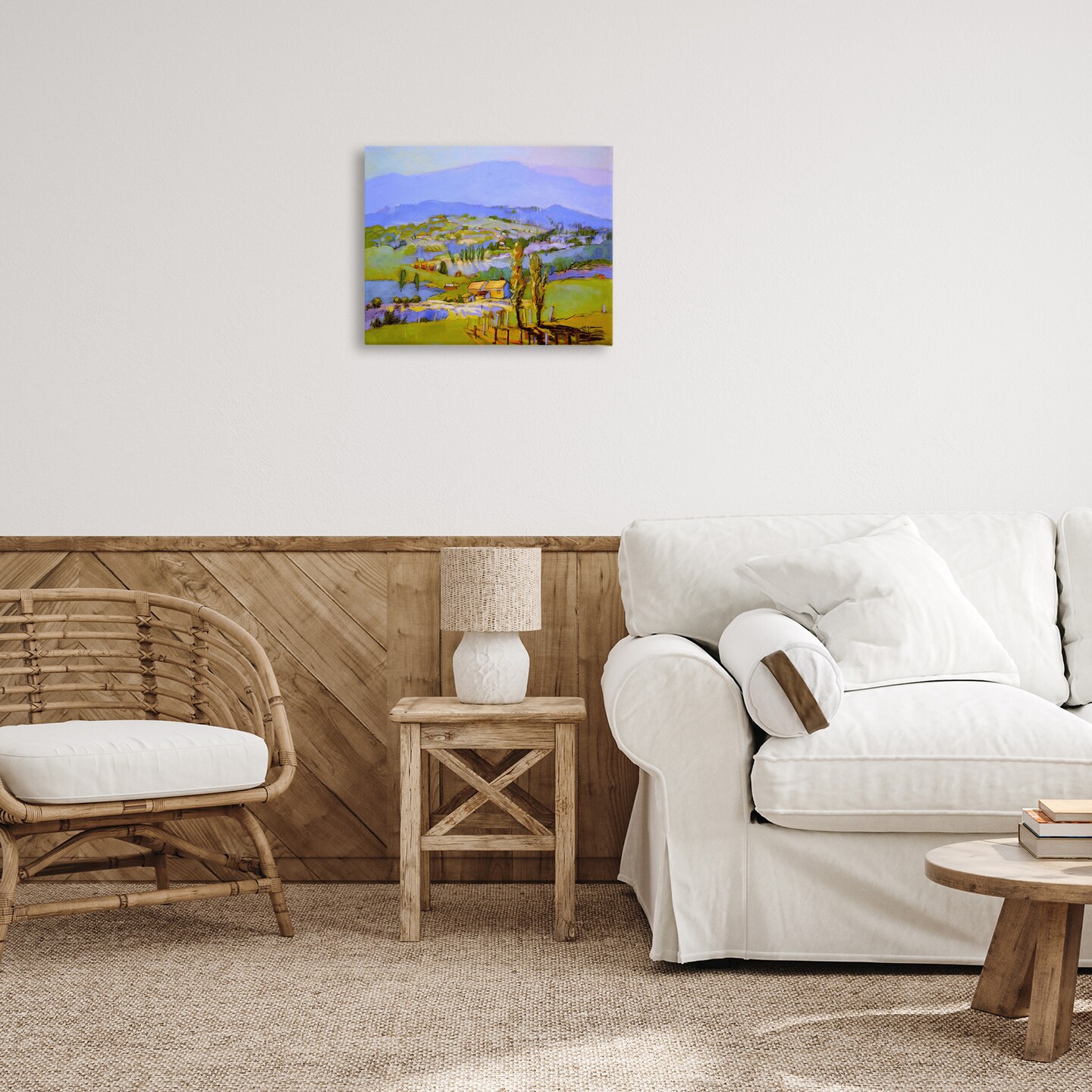 Stupell Industries Classic Countryside Mountains Canvas Wall Art Design by Dorothy Fagan