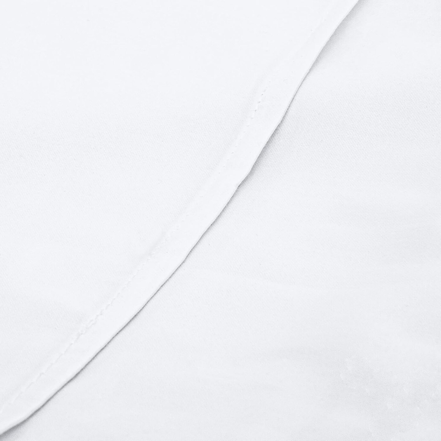 Cotton 26x26 Euro Sham Covers - 500 Thread Count Egyptian Cotton Euro Pillow Covers, 2 Pack Super Soft and Breathable 26x26 Pillow Covers, Square Pillow Cases, White