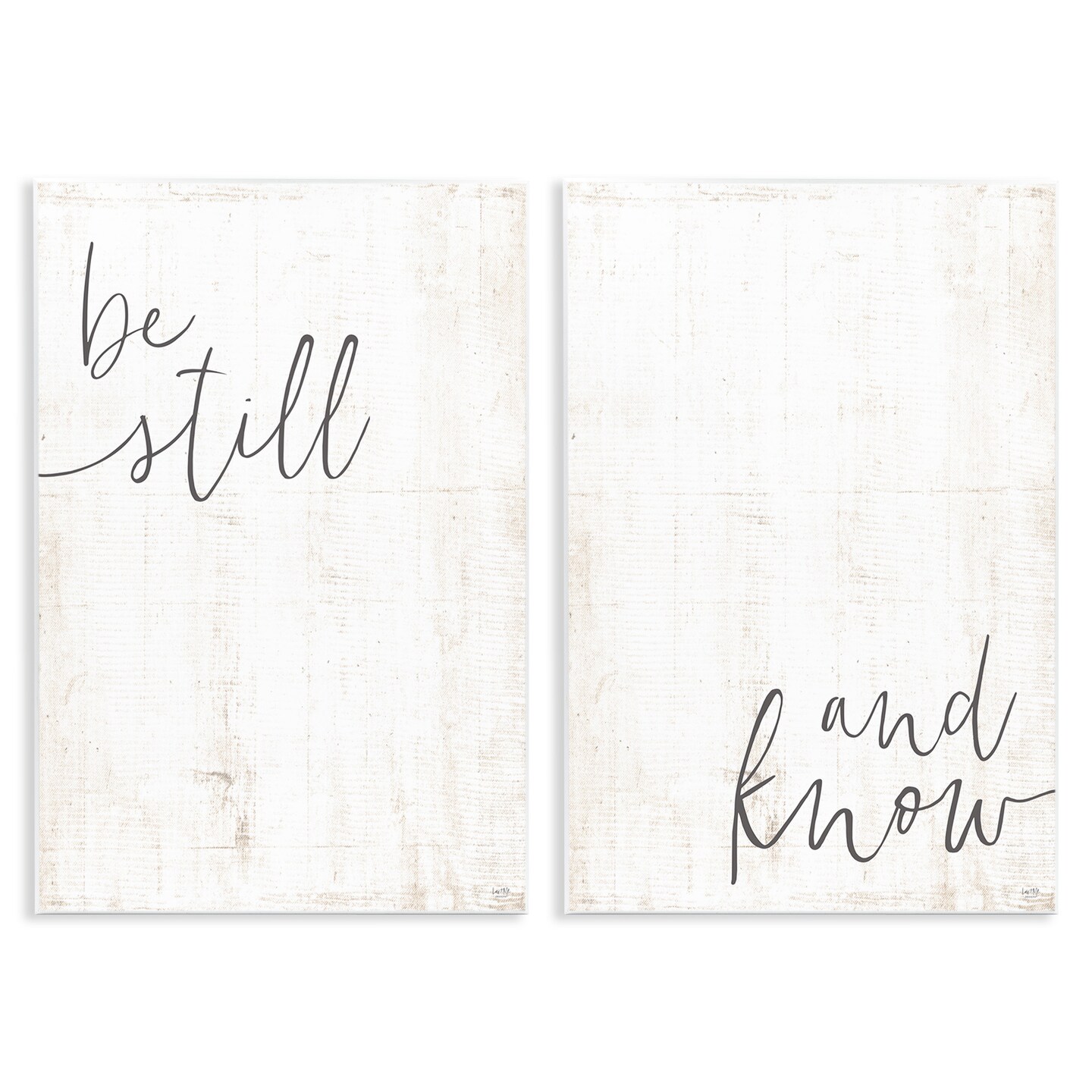 Stupell Industries Be Still &#x26; Know Spiritual Calligraphy Wall Plaque Art