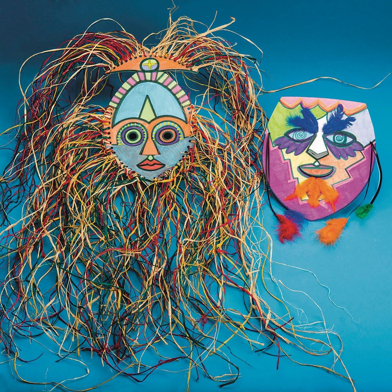Tribal Mask Craft Kit (Pack of 24)