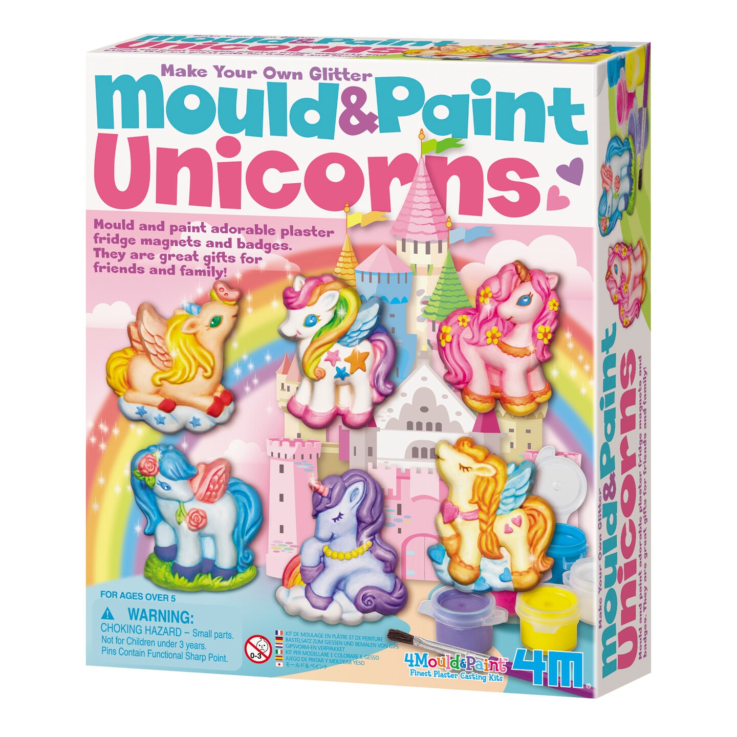 4M Unicorns Mould &#x26; Paint Kit