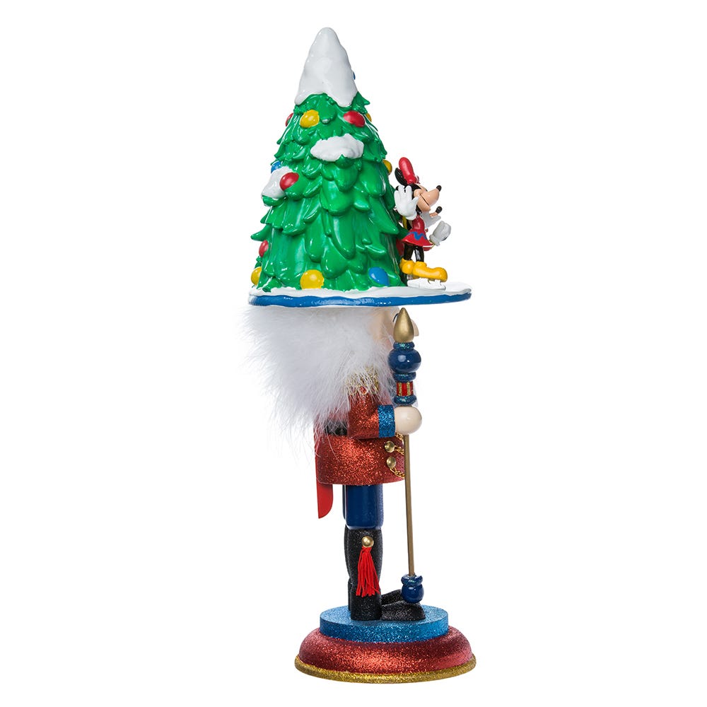 Kurt Adler 16.25-Inch Hollywood Mickey and Minnie Ice Skating Nutcracker