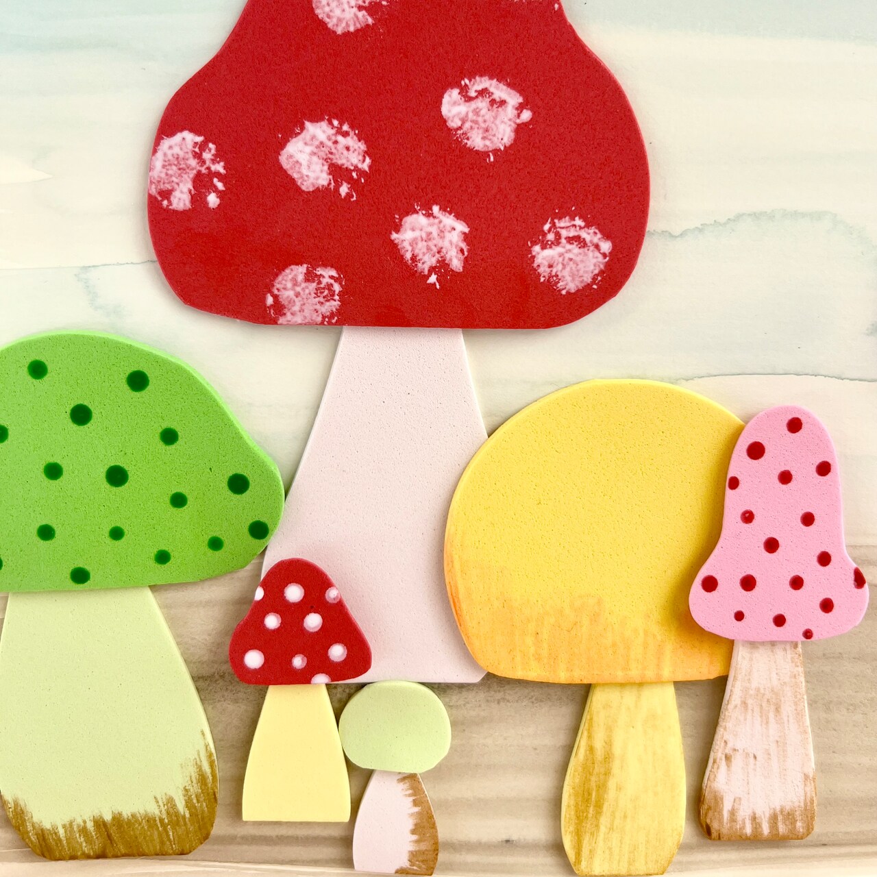 Kids Club: Mushroom Forest Art