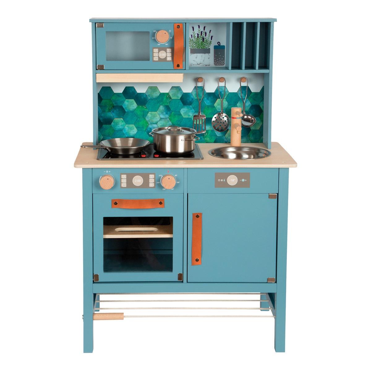 Small Foot Complete Children&#x27;s Boutique Play Kitchen - Blue
