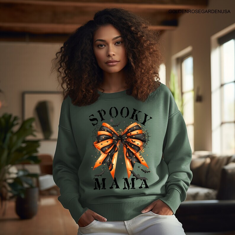 Spooky Mama Halloween Sweatshirt hotsell