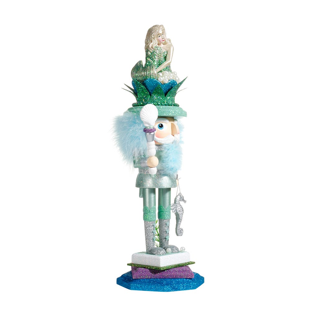 Kurt Adler 17.5-Inch Hollywood&#x2122; Mermaid King Nutcracker