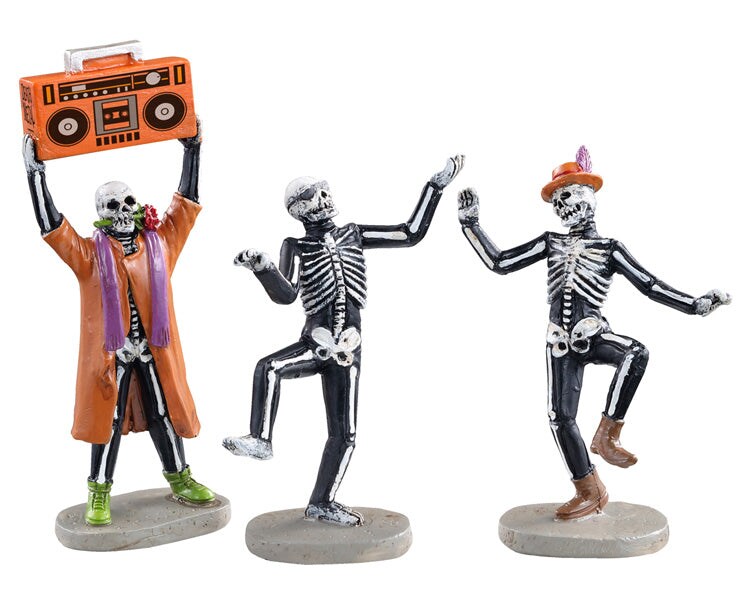 LEMAX Jitterbones Dance Party, set of 3 #12044