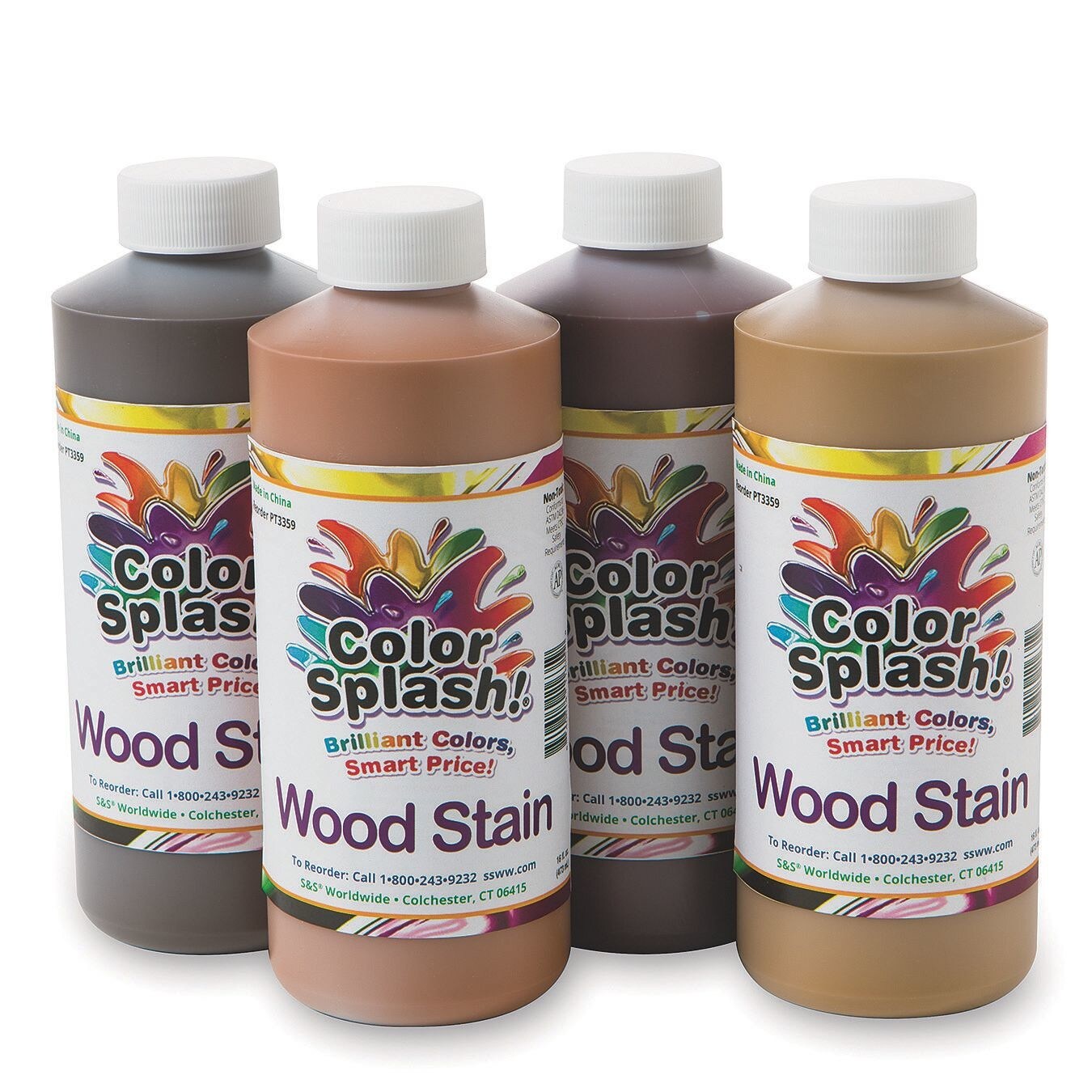 Color Splash!&#xAE; Gel-Based Wood Stain, 16 oz. (Pack of 4)