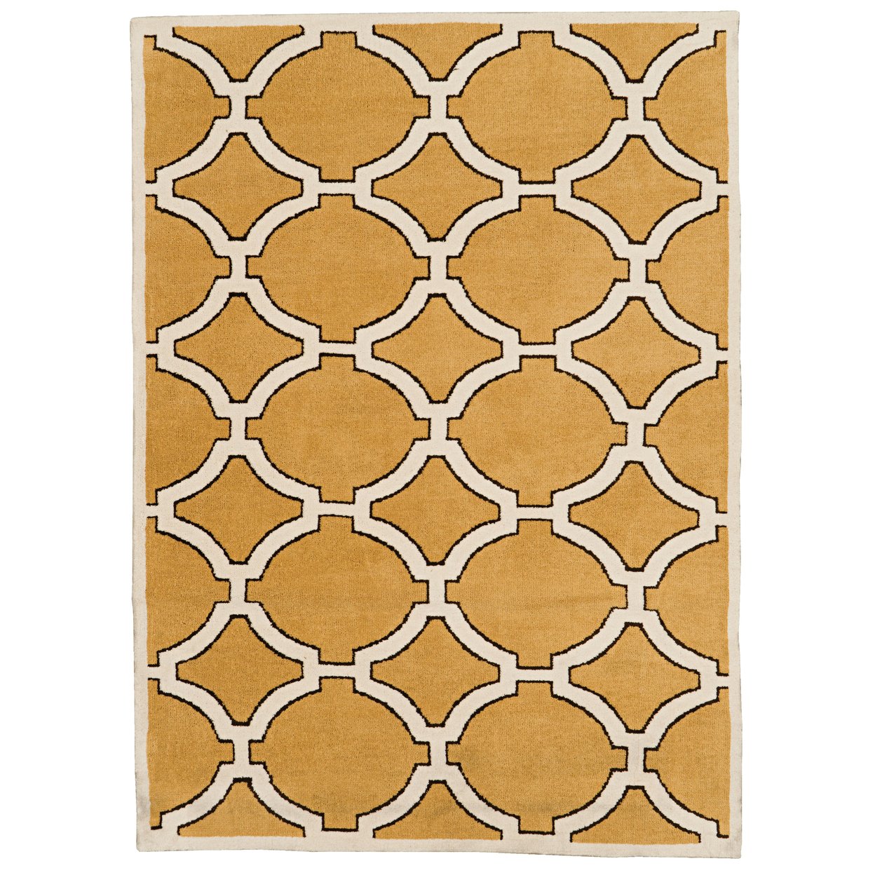 Geo Kelli Goldenrod Rug 8X10 Geometric Hand-Tufted Soft Microfiber