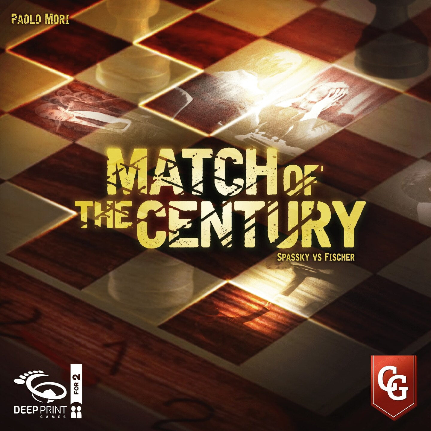 Capstone Games: Match Of The Century - Strategy Board Game, Based On The 1972 World Chess Championship, Spassky Vs Fischer, 2 Players