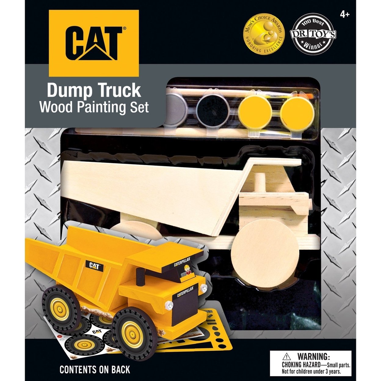 Cat - Caterpillar Dump Truck Wood Craft And Paint Kit