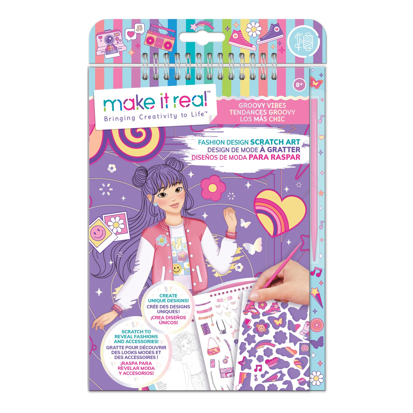 Make It Real: Fashion Design Scratch Art