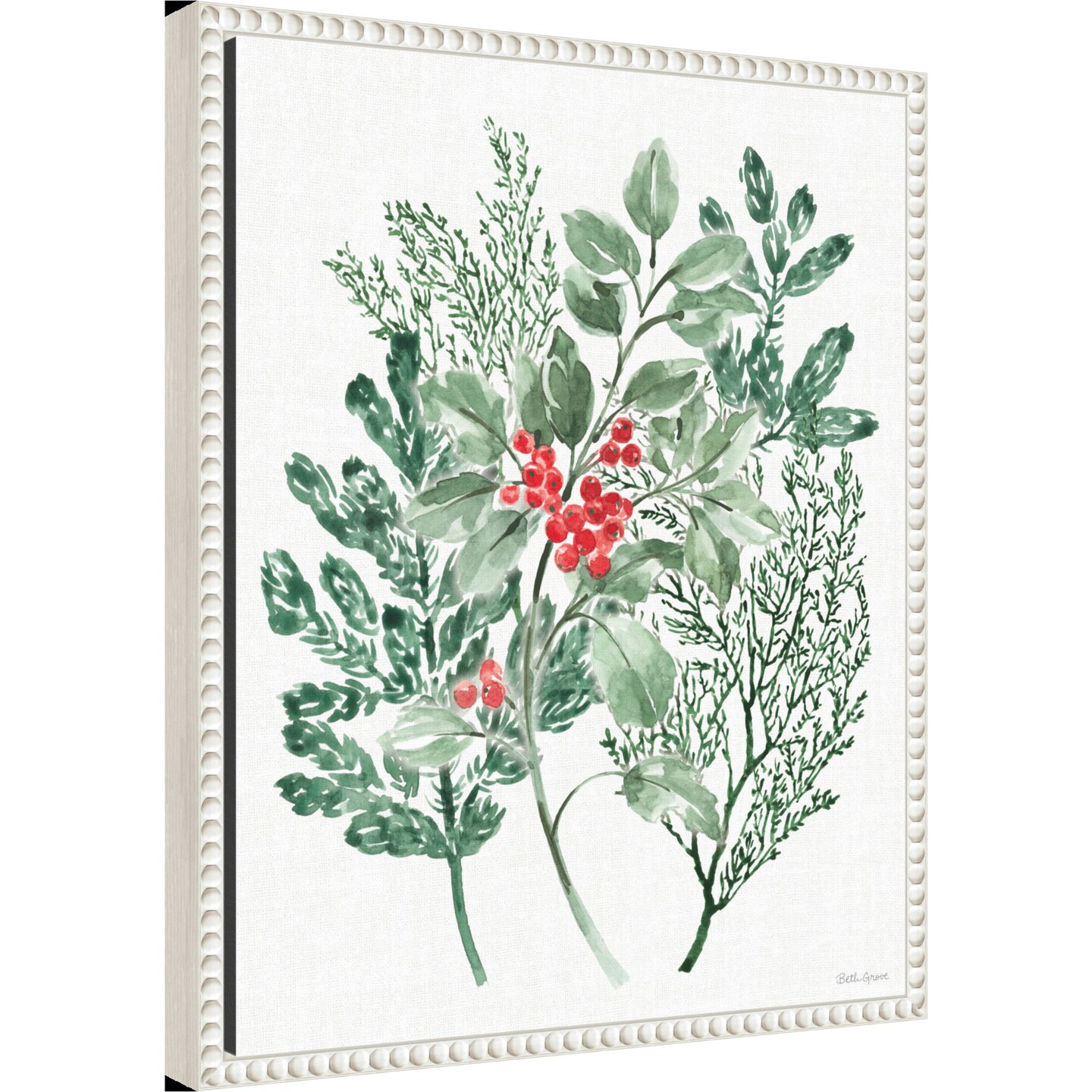 Classic Christmas IV by Beth Grove Framed Canvas Wall Art