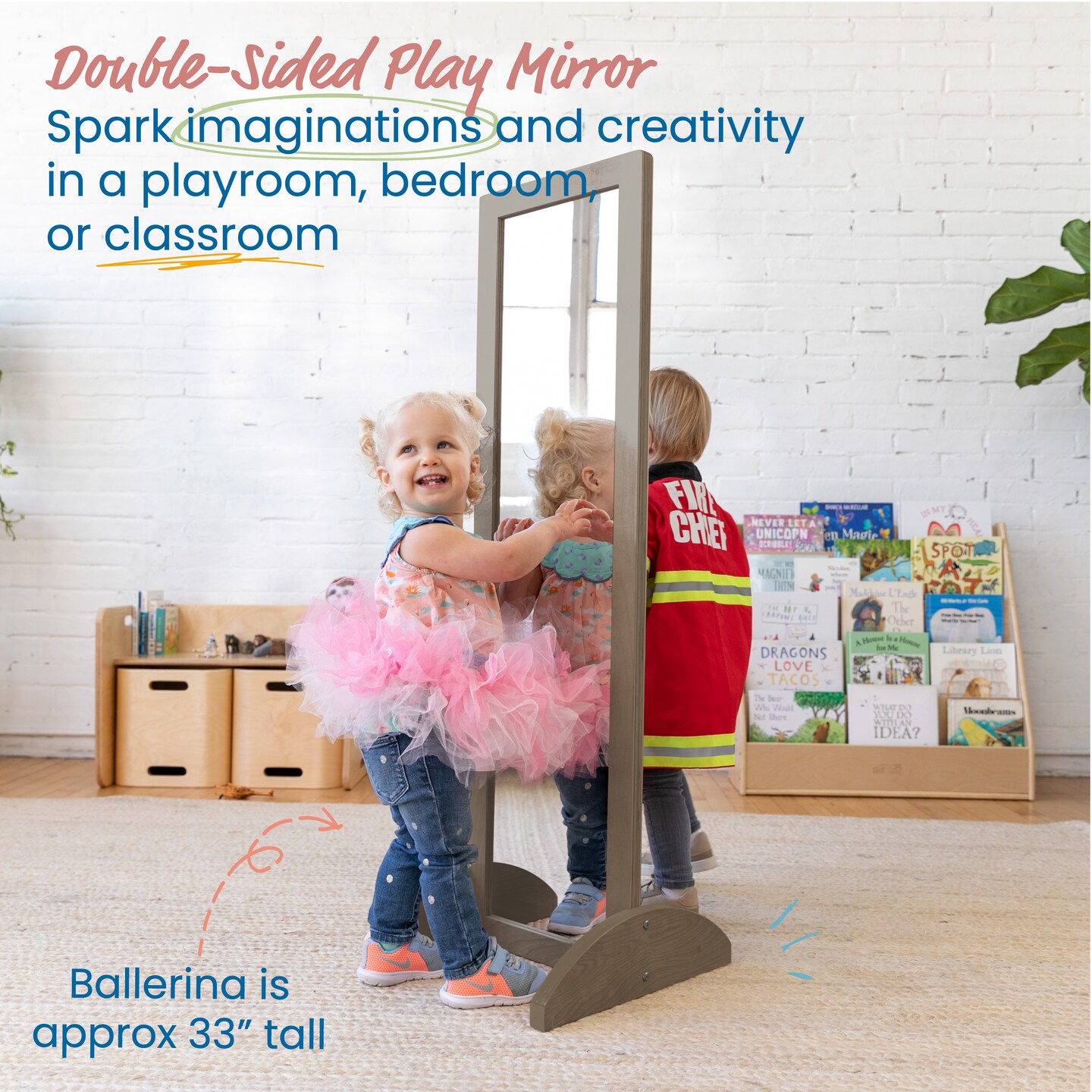 Double-Sided Bi-Directional Mirror, Kids Furniture