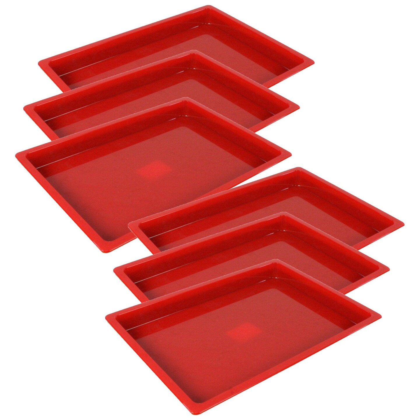 Medium Creativitray&#xAE;, Red, Pack of 6