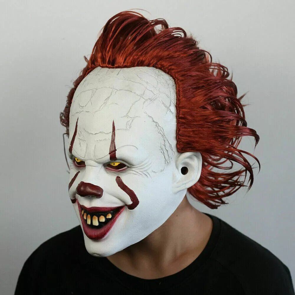 Kitcheniva LED Pennywise Clown Mask Halloween