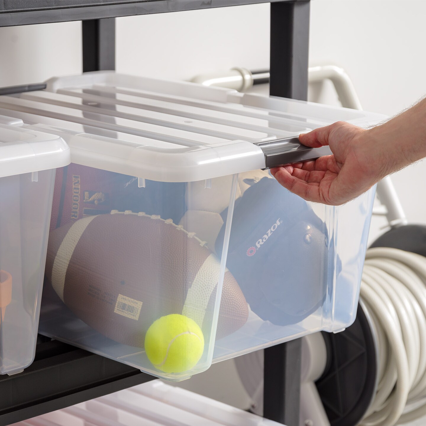 IRIS USA 45/68/91/144qt Plastic Storage Bins with Lids