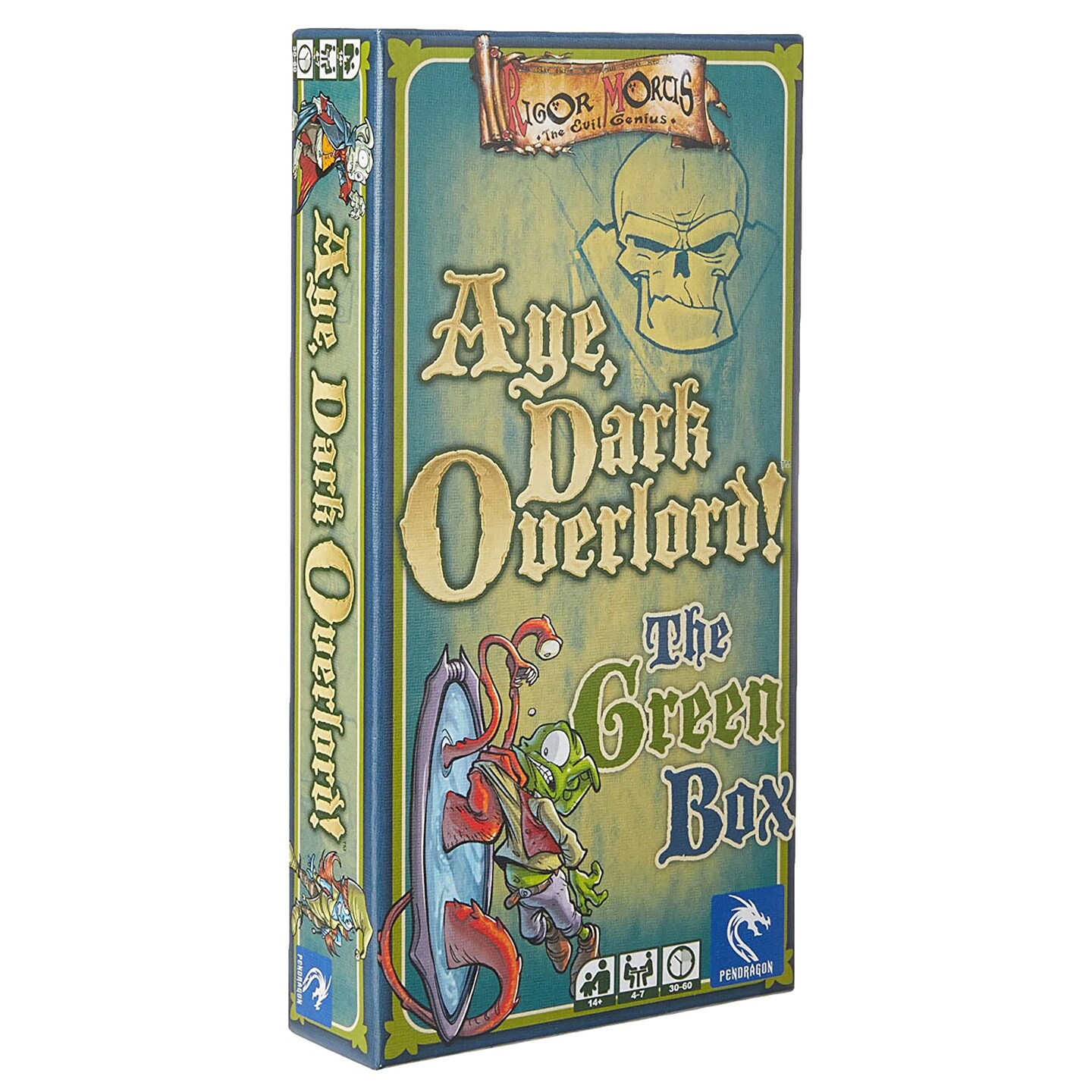 Aye, Dark Overlord! The Green Box - Card Game, Fantasy Party Game Filled With Humor, RPG Game, Pendragon Game Studio, For 4-7 Players, 30-60 Minute Playing Time, Ages 14+