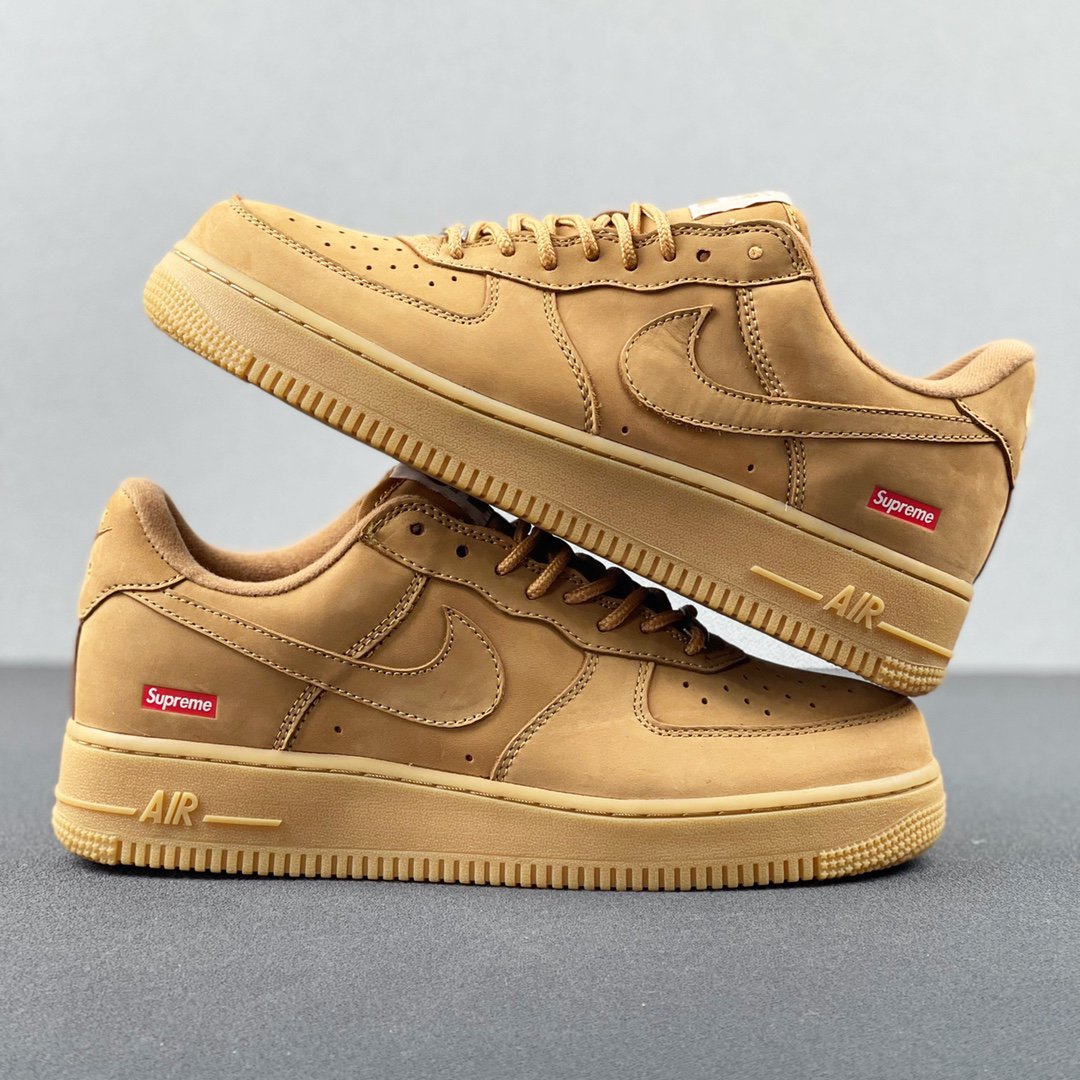 【まえがみ】SupremeNikeAirForce1LowFlax/W Nike Air Force 1 Low SP Supreme Wheat | MakerPlace by Michaels