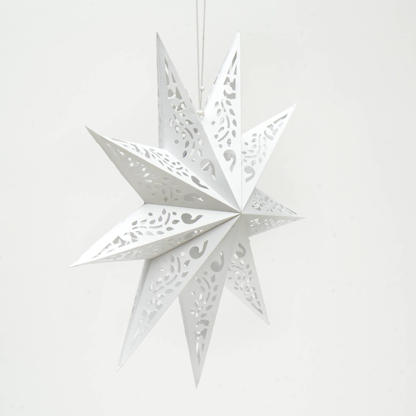 Handmade Paper Star 60 Cm (Dia) - White