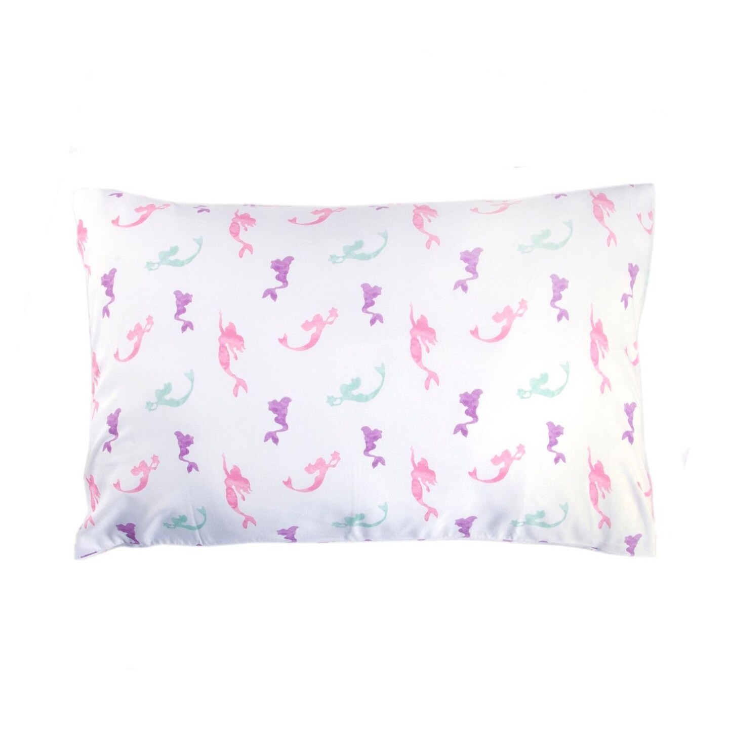 Kids Rule 4-Piece Mermaid Sheet Set for Girls &#x26; Kids - 1 Full Flat Sheet, 1 Full Fitted Sheet &#x26; 2 Queen Pillowcases, Soft Brushed Microfiber Polyester Bed Sheet, Smooth &#x26; Durable