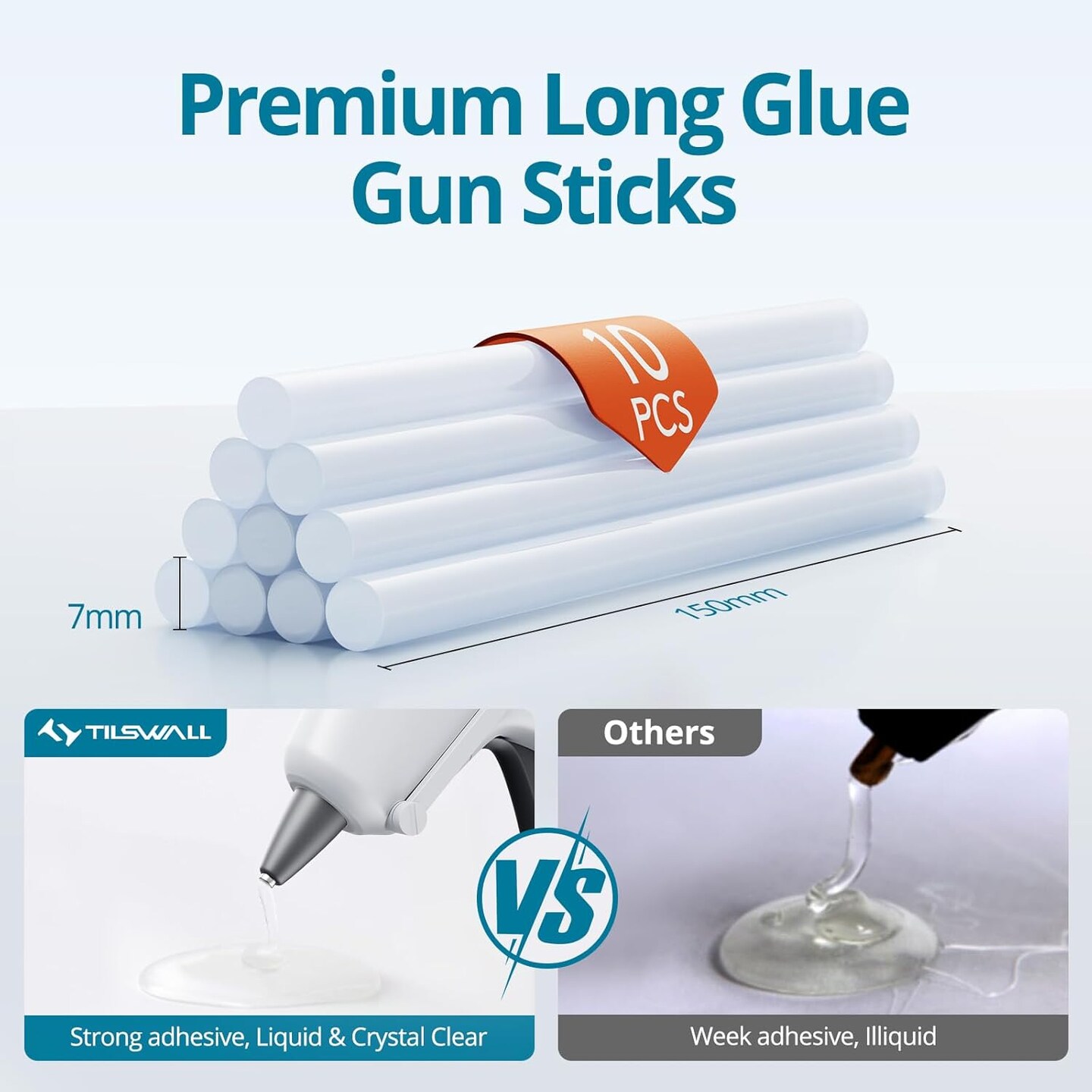 20W Mini Hot Glue Gun Kit with 30 Glue Sticks – Fast Heating, Anti-Drip Nozzle, Ergonomic Handle for Crafts, DIY, Home Repairs, School Projects | Compact & Lightweight (White)