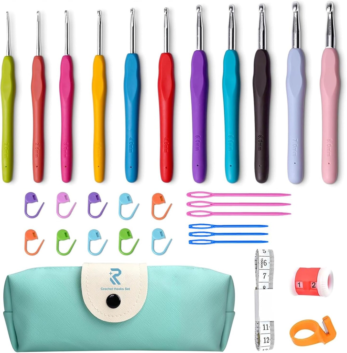 Buylorco Crochet Hooks 11 Size Crochet