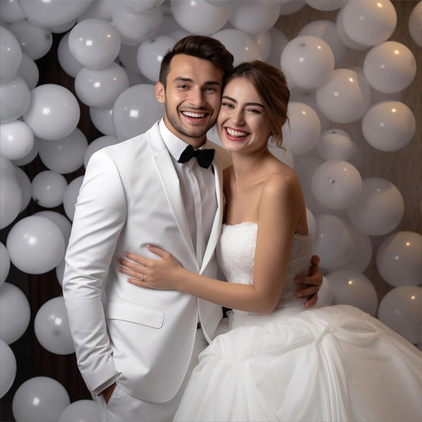 White Balloons,100 pcs 12 Inch White Latex Balloons,Matte White Balloons for Party Decoration,Birthday Decoration,Wedding, Baby Shower,Holiday Decoration