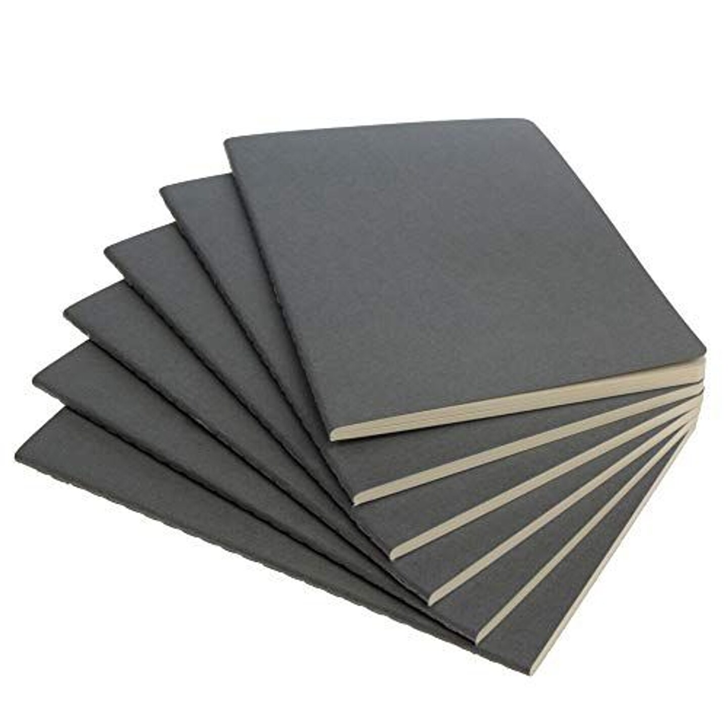 Simply Genius (6pk) Travel Journal A5 Dotted Bullet Journals, Dot Grid Notebook for Women and Men, 5x5 x 8.25 Inches, 92pg